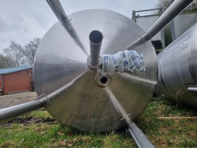 Roestvrijstalen drukvat met roerwerk HOLMSKOV RUSTFRI A/S