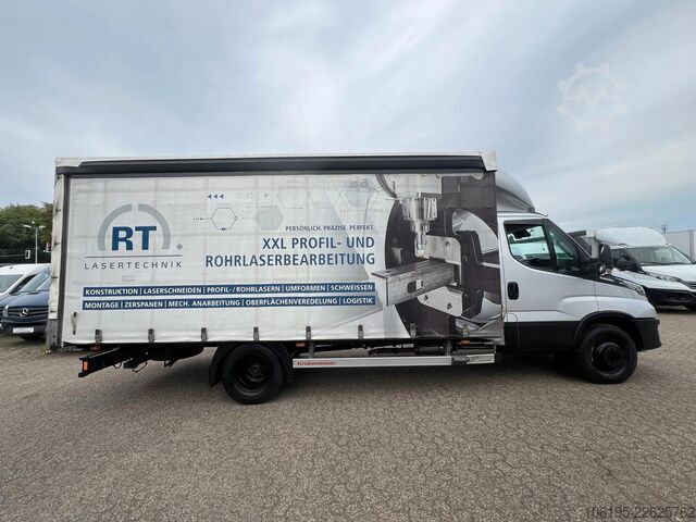 Furgão cortina de lona IVECO Daily 70-210 Hi-Matic XXL Maxi Pritsche*1.Hand*
