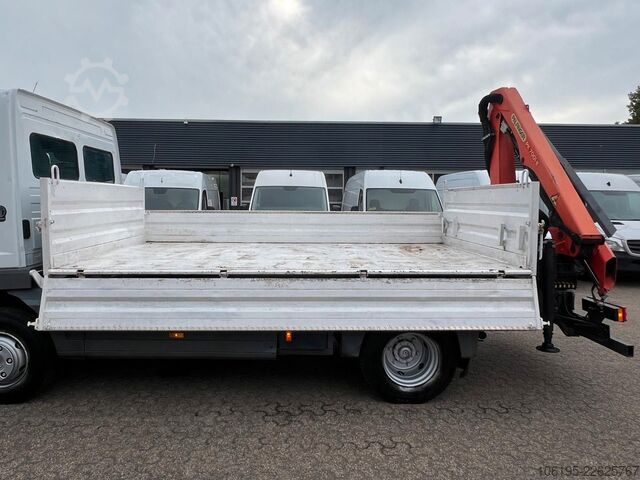Carrinha basculante trilateral MERCEDES-BENZ Atego 818 Meiller Kipper Palfinger Kran