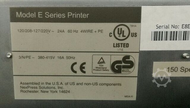 Kodak Digimaster E150_Digital Production Kodak Digimaster E150