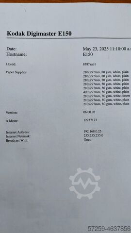 Kodak Digimaster E150_Digital Production Kodak Digimaster E150