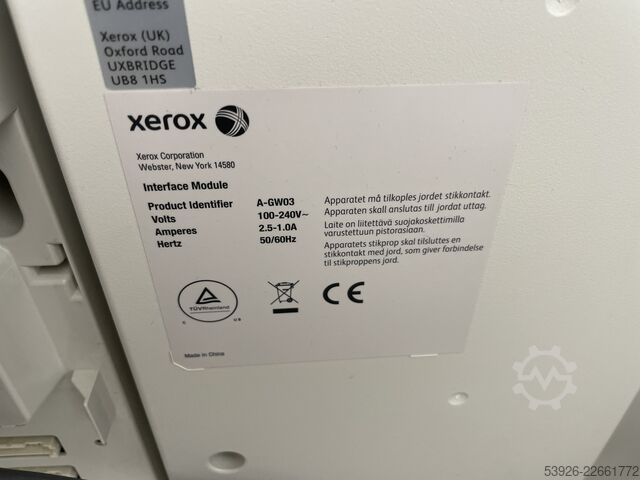 Maszyna do druku cyfrowego Xerox Versant 180 Press incl. Finisher, Fiery and Paperdeck