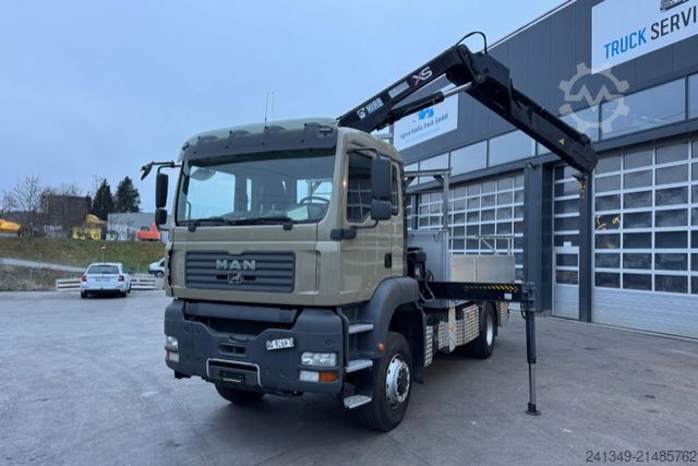Kamyon üzerine monteli vinç MAN TGA 18.363 4x4 Hiab166-3