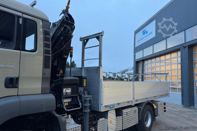 Kamyon üzerine monteli vinç MAN TGA 18.363 4x4 Hiab166-3