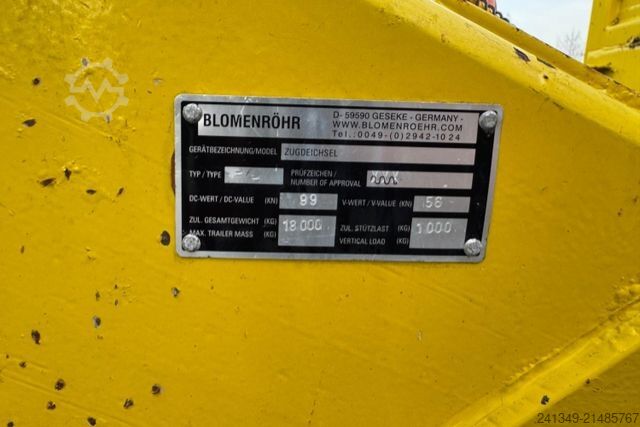 Alçak şasi römork  BLOMENRÖHR | 688/1800 13.6 T Nutzlast