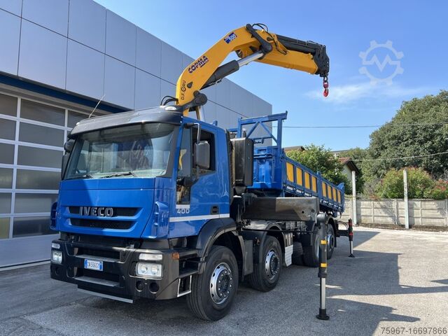 Wywrotka trójstronna z dźwigiem Iveco Stralis 400