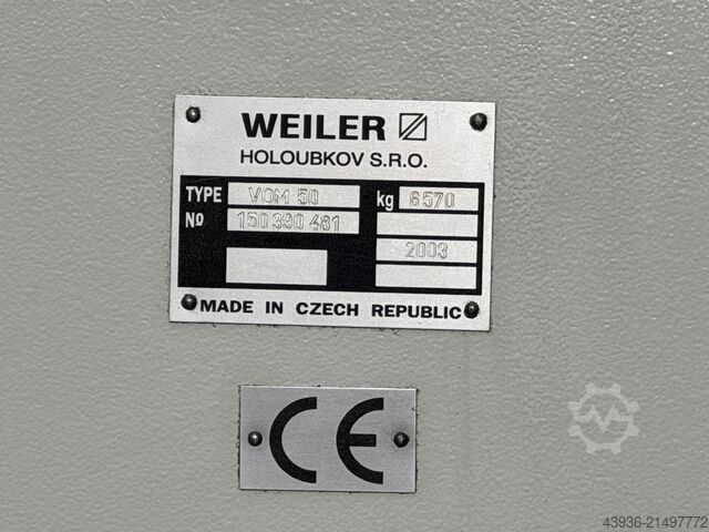 Wiertarka promieniowa WEILER - VOM 50 WEILER VOM50