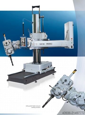 Wiertarka promieniowa WEILER - VOM 50 WEILER VOM50