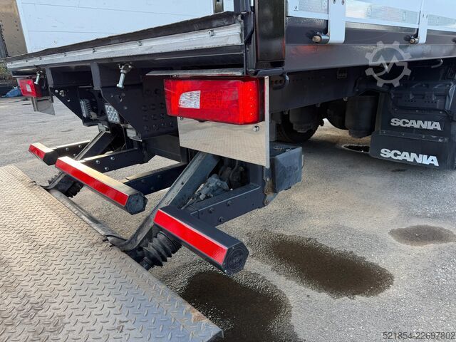 Laadplatform Scania P320 Flatbed-truck + HIAB X-HiPro 162 E4, 2019