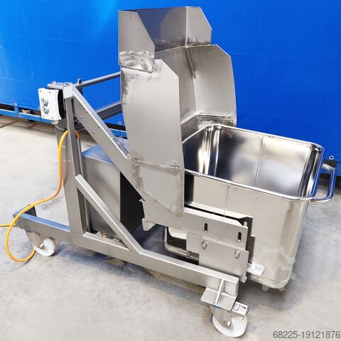 Vakuumtumlarutrustning N/N Meat bin tipper