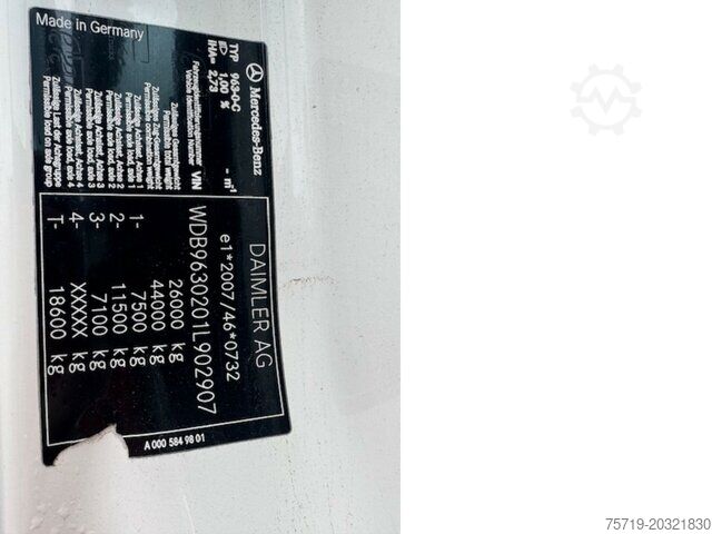 Vuilniswagen Mercedes-Benz 2533 Antos 6x2 Faun PowerPress/Zöller 249