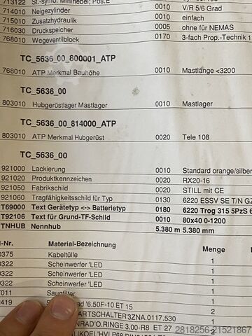 Retraktorový vozík STILL RX20-16C