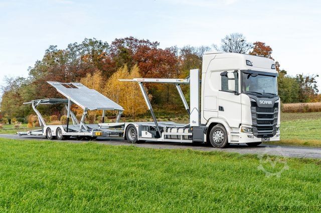 Biltransportlastbil SCANIA S500 B4x2LB Autotransporter für 6 PKW'S