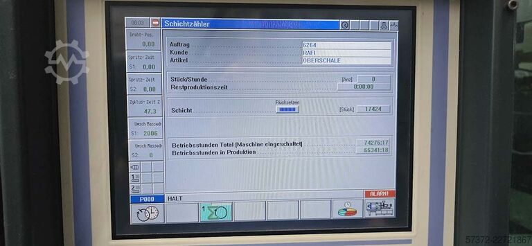 Máquina de moldeo por inyección KraussMaffei KM 350-1400-390 CZ