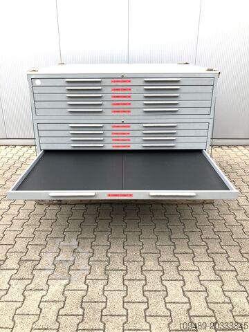 Gereedschapskast met 14 laden Bacher Werkzeugschrank 1,8x1,4 Meter