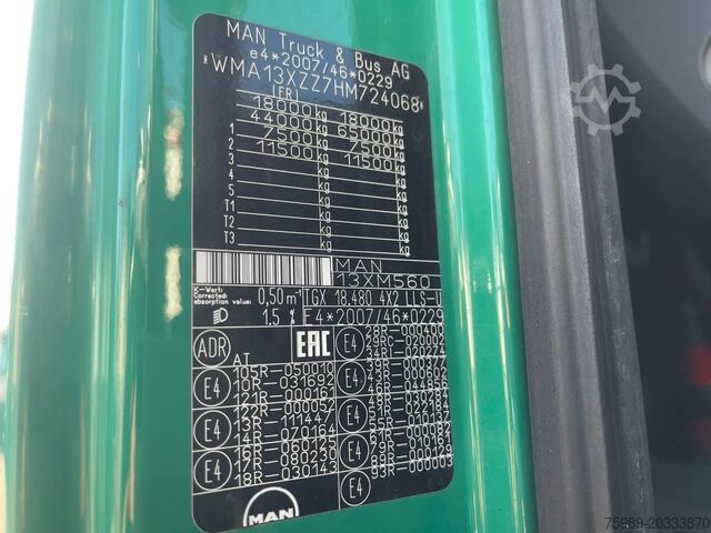 Standard-SZM MAN TGX 18.480 RETARDER,  mooving 5th wheel, FRIGO,...