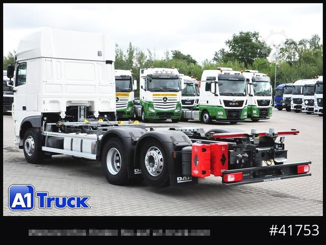 Caminhão com carroçaria intercambiável DAF DAF XF 480 FAN SSC Intarder, Lenkachse