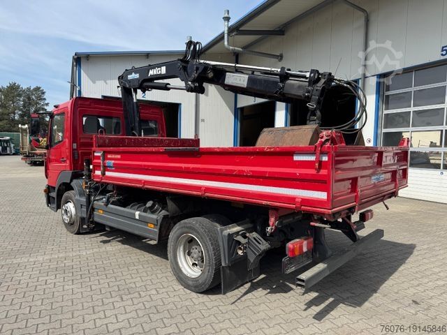 Driezijdige kipper MERCEDES-BENZ Atego 1227 K Kran Funk-FB Greifer 3 Sitze
