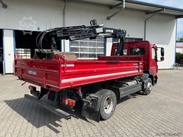 Kiepwagen MERCEDES-BENZ Atego 1227 K Kran Funk-FB Greifer 3 Sitze