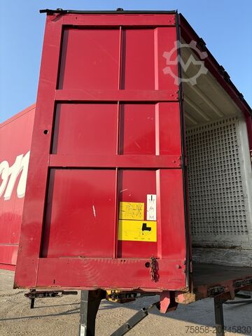 Caisse mobile avec fourgon Krone 7,45m Wechselkoffer mit Türen