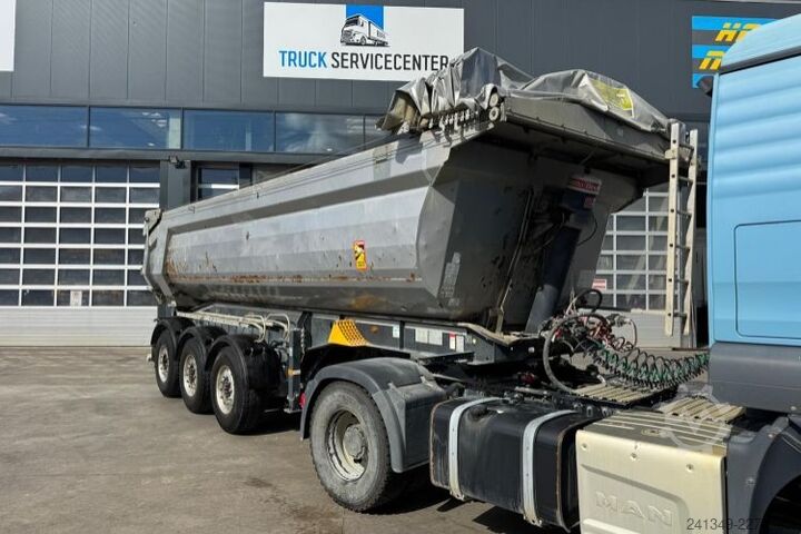 Semi-reboque basculante SCHWARZMÜLLER SPA 3/E Lenkachse / Hydr. Heck