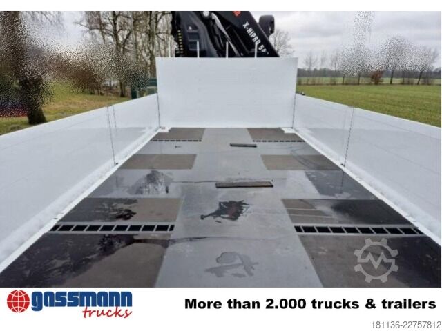 Kamion sa ravnom platformom Mercedes-Benz Arocs 41451 AK 8x8/4 Hiab Kran 548 E 8 Jib 150