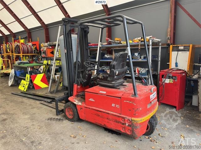 Περονοφόρο όχημα Linde E16 EL Truck w/extensions.