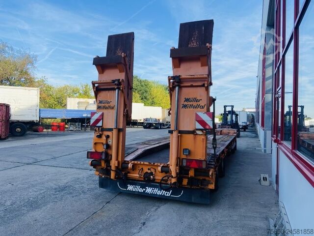 Alçak şasi römork Müller Mitteltal T4 Kompakt 40,0  4 Achs Tieflader- Anhänger