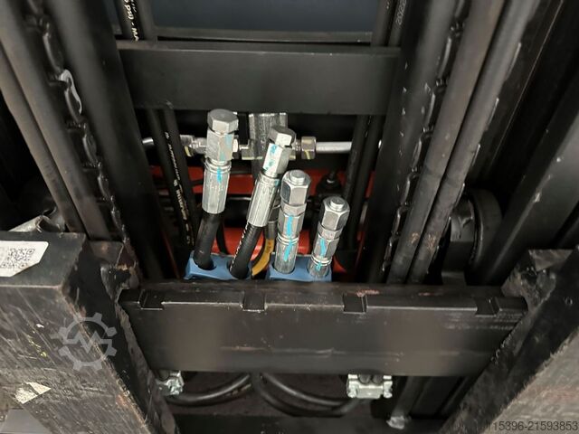 Electric 3-wheel forklift Toyota 7FBEST10 - TRIPLEX 6 m - 688 Stunden !!!