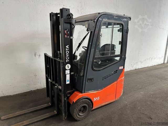 Electric 3-wheel forklift Toyota 7FBEST13 - TRIPLEX 4,3 m - nur 1,98 cm hoch !!!