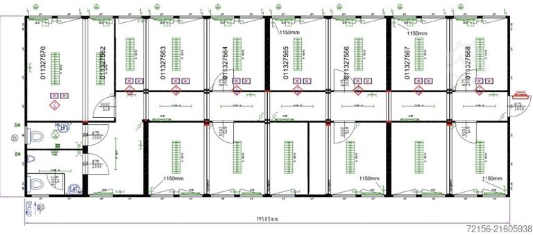 Kontejner Kontejnerska stanica Container 142m² Bürocontainer Container