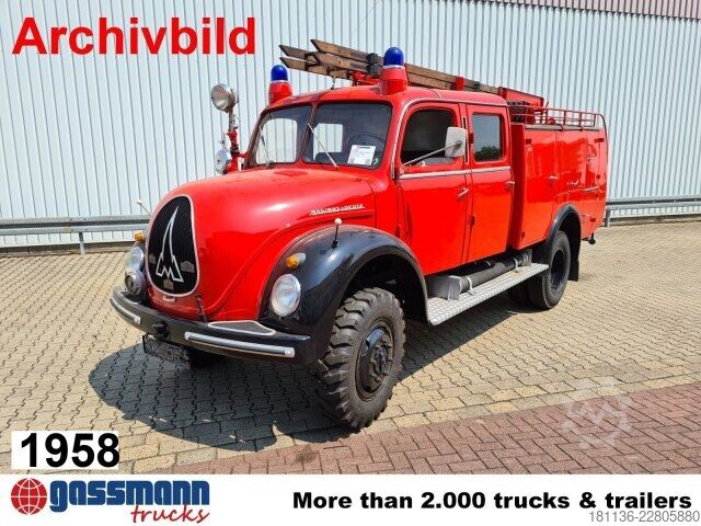 Brandbil Magirus Deutz A 3500/6, ELF/TLF 16/25, 4x4 Feuerwehr