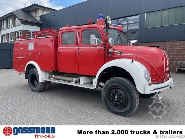 Brandbil Magirus Deutz A 3500/6, ELF/TLF 16/25, 4x4 Feuerwehr