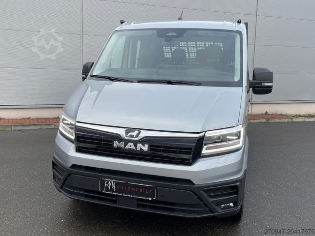 Kiepwagen bestelauto MAN TGE 3.180 Pritsche KIPPER DOKA LR 4x4 ACC LED