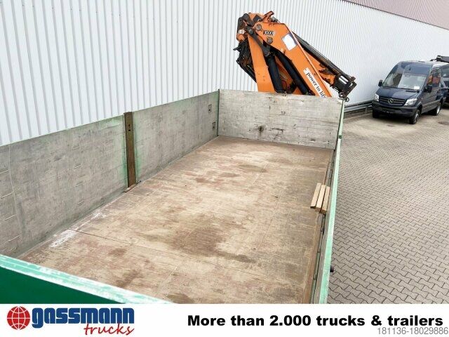 Platós teherautó Mercedes-Benz Actros 2544 L 6x2, Retarder, Lenkachse, Heckkran