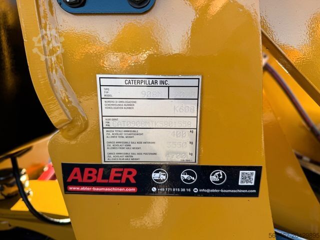 Wheel loader CATERPILLAR 908 M New Generation Radlader Klima SW