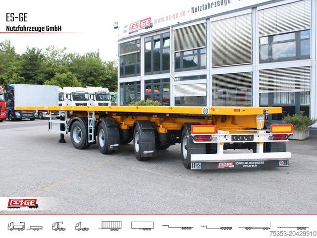 Werkplatform oplegger FAYMONVILLE MAX Trailer MAX410 Ballastauflieger