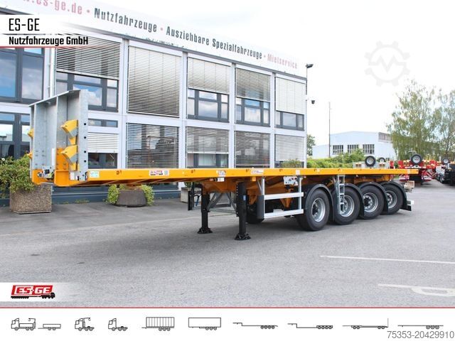 Werkplatform oplegger FAYMONVILLE MAX Trailer MAX410 Ballastauflieger