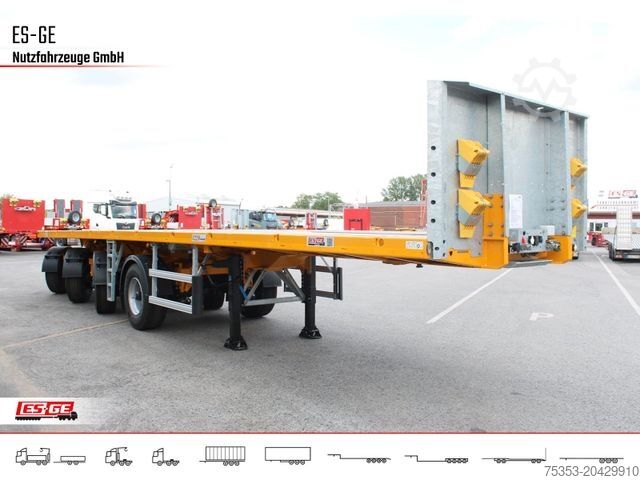 Werkplatform oplegger FAYMONVILLE MAX Trailer MAX410 Ballastauflieger
