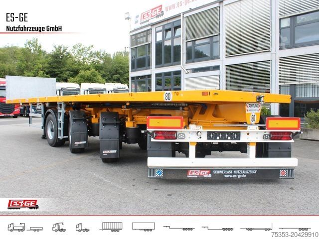 Werkplatform oplegger FAYMONVILLE MAX Trailer MAX410 Ballastauflieger