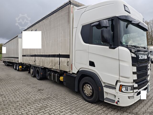 Swap body truck SCANIA S500  LANG LKW ZUG MEGA BDF Vollausst.