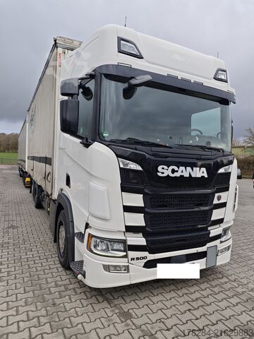 Swap body truck SCANIA S500  LANG LKW ZUG MEGA BDF Vollausst.