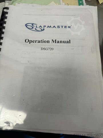 Lappmaskin Lapmaster DSG 720