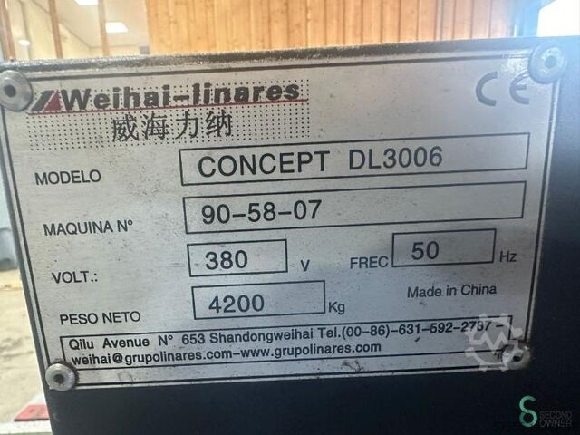 Dört taraflı planya makineleri Weihai Linares Concept DL3006 Weihai Linares Concept DL3006 Concept