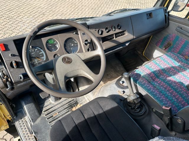 Tipper van MERCEDES-BENZ 814 BB Abrollkipper/ Meiller City Haken/ 2x AHK