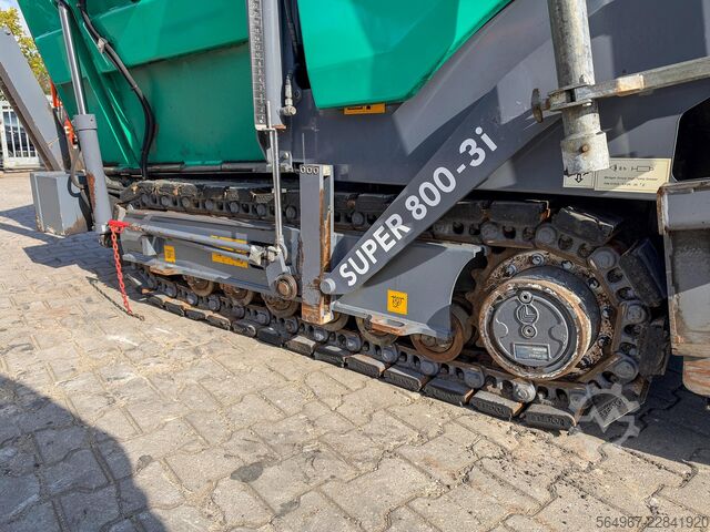 Hjuldrevet asfaltudlægger Vögele Super 800-3i 55,4 kW 6500 kg