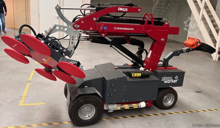 Robot per vetro / sollevatore a vuoto Ergomount GmbH Glassworker GW625