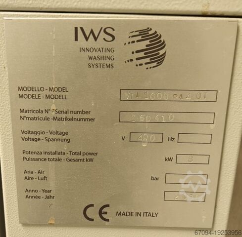 Open Top verticale washing machine IWS VTL1600-PA4-OT