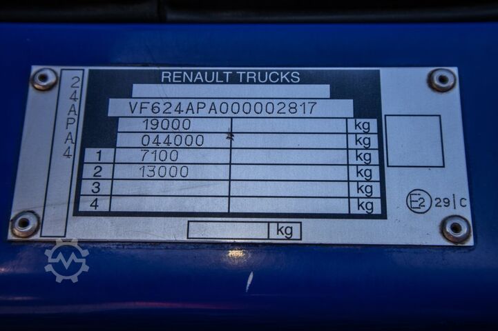 Ponyva RENAULT PREMIUM 380DXI+E5+DHOLLANDIA