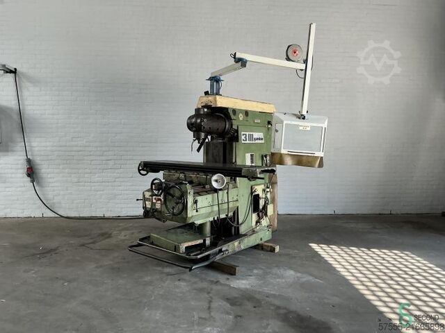 Fraiseuse Gambin 3M, 1000x420x710 mm, année 1969 Gambin 3M, 1000x420x710mm
